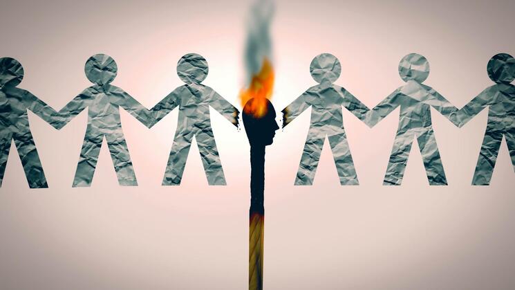 Simbolismo acerca de la separación de las personas